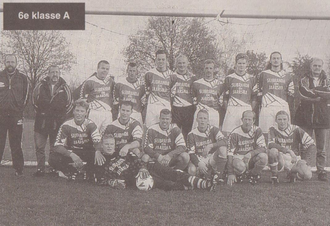 Foto van toen: Cupfighters HJSC seizoen 1999-2000